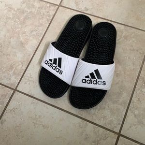 Women’s adidas massaging slides